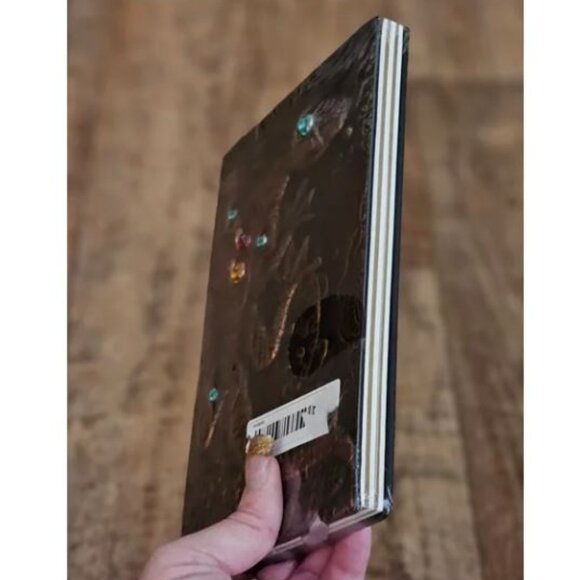 Bronze Gecko Lizard 3D Jeweled Diary Notebook - Picture 6 of 6